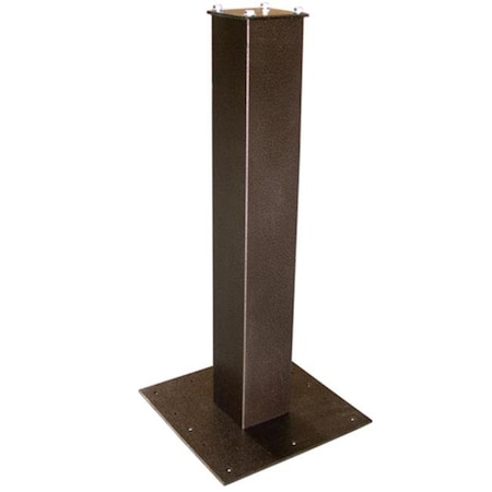 Mail Boss Mail Boss 7009 Surface Mount 27 in. Post with Base Plate Bronze 7009